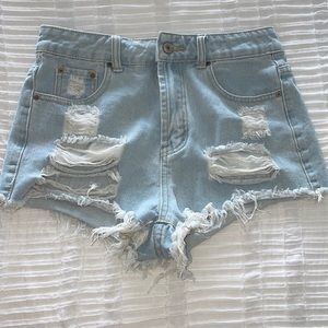 Jean shorts size small